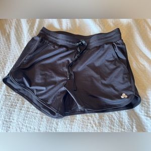 Women’s black workout shorts, size medium